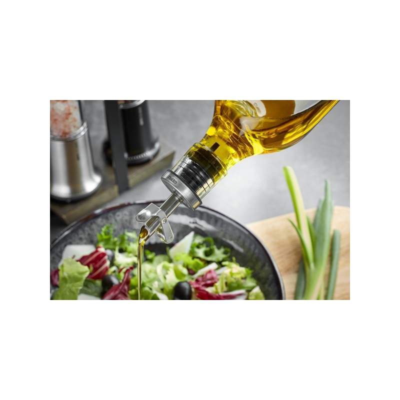 Bec verseur Seesaw en acier inoxydable et plastique noir Gefu - Mathon - 2