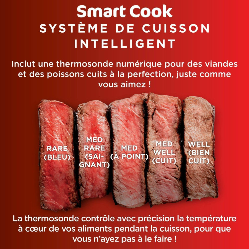 Grill Ninja - Eg351eu - Capacité 5,7l - 5 Programmes De Cuisson - Thermosonde - 1760w Ninja - Mathon - 6