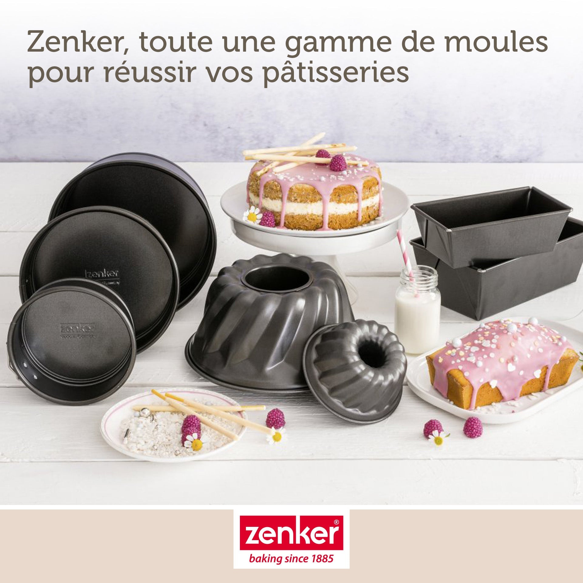 Moule à manqué à charnière 12 cm Zenker Spécial Mini Zenker - Mathon - 6