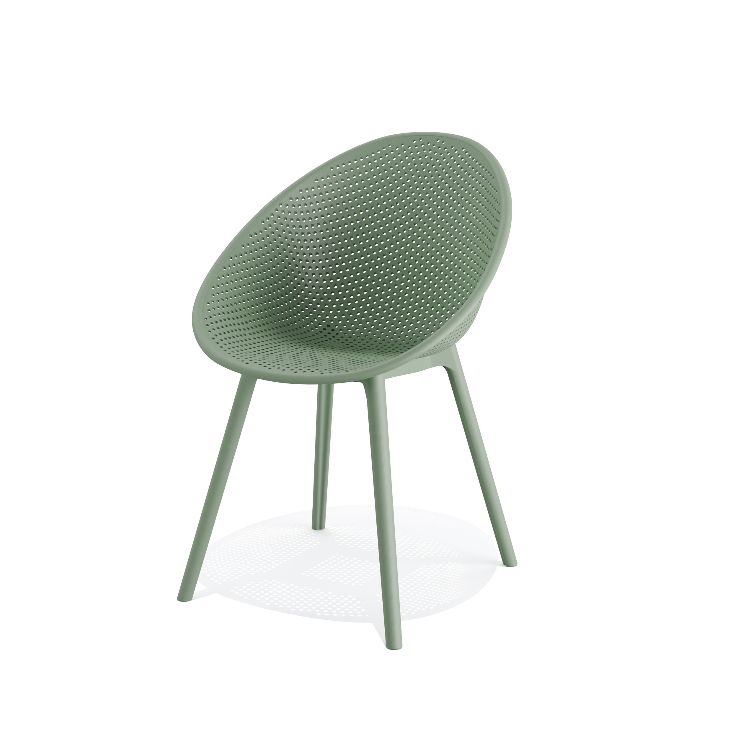 Qosy Chaise outdoor Vert - Lot de 2 - Veba - Mathon - 1