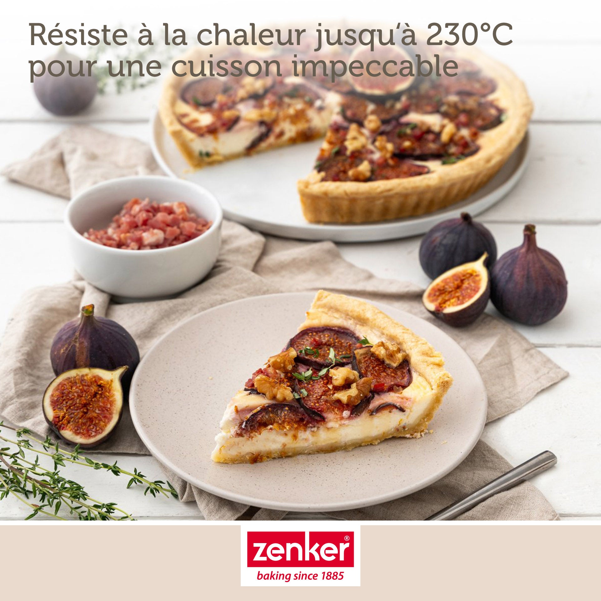 Moule à quiche lorraine 30 cm Zenker Spécial Countries Zenker - Mathon - 6