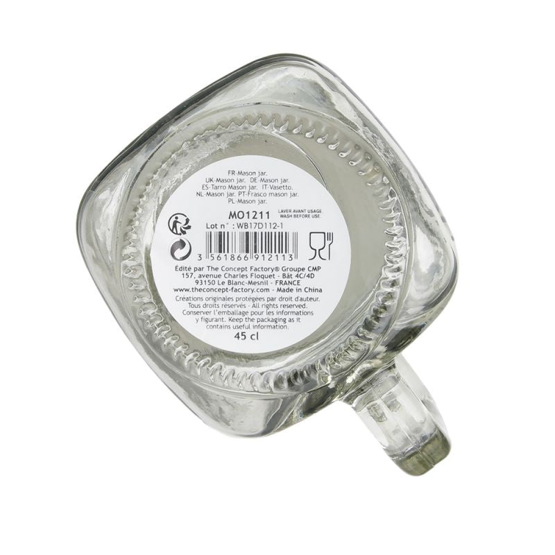 Mason Jar 45cl en verre Dites Le Avec Des Mots MO1211 CMP - Mathon - 4