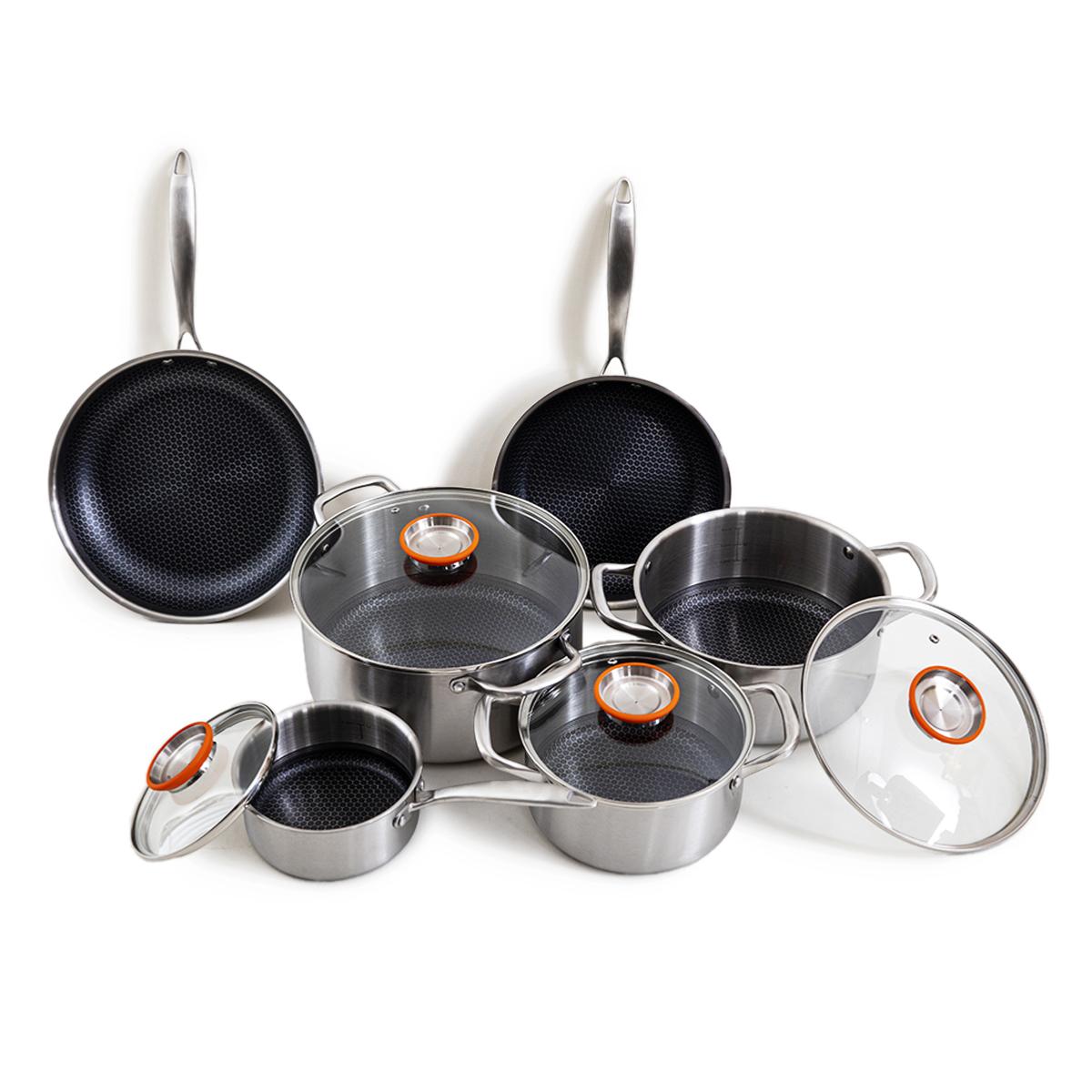 Set de 10 pièces triplex - "Black Cube" Laguiole Cuisson - Mathon - 1