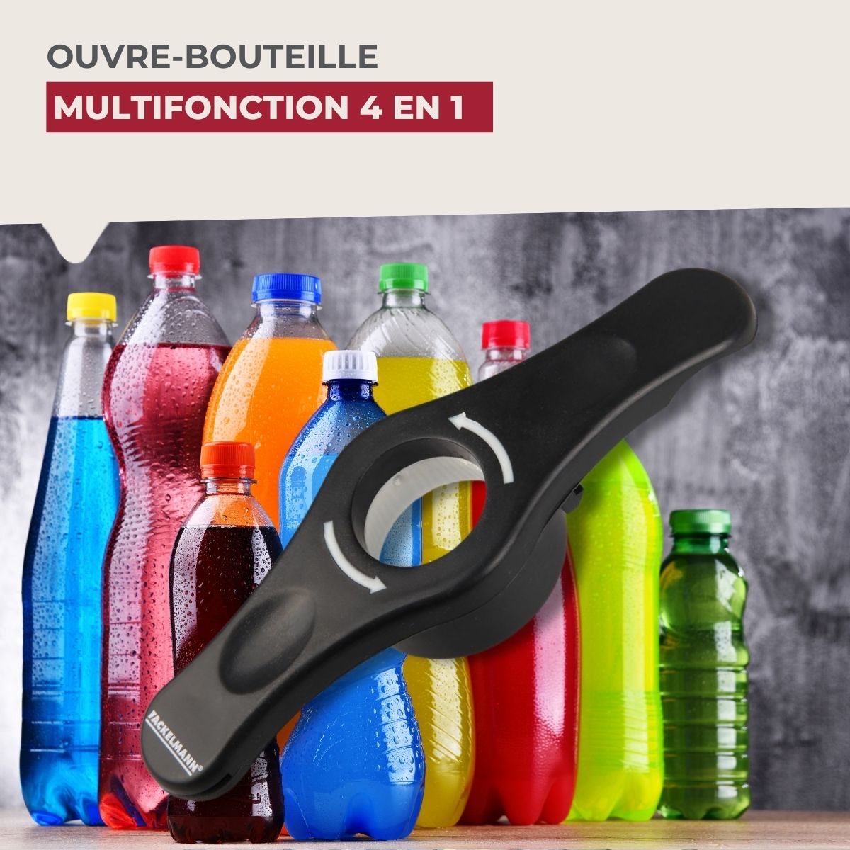 Ouvre bouteille 4 en 1 Fackelmann - Mathon - 2