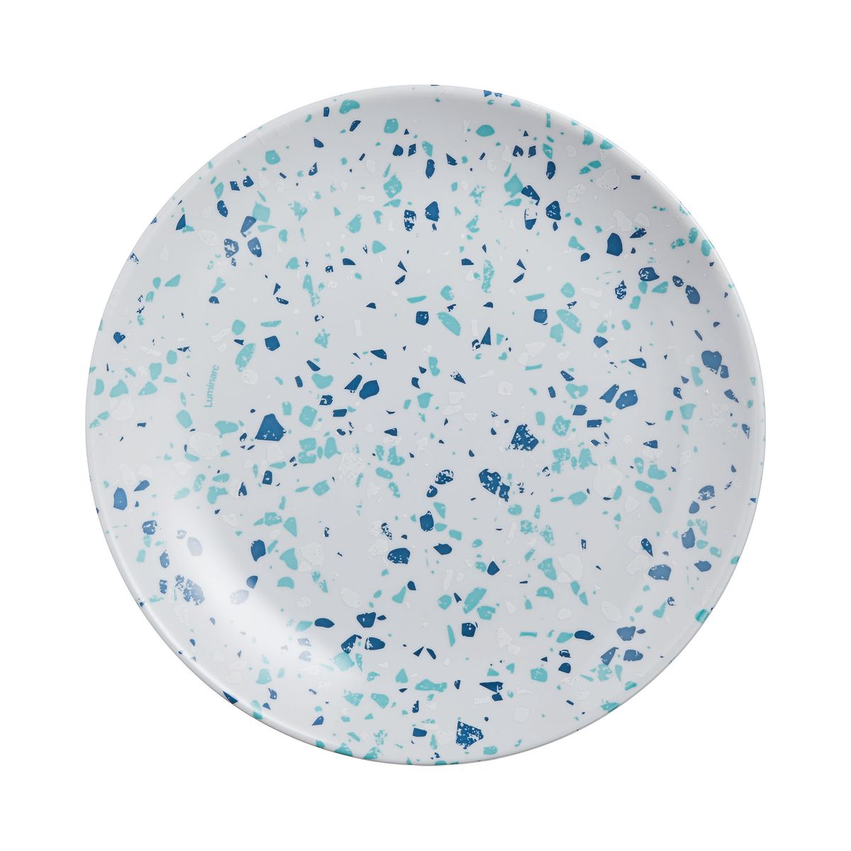 Assiette à dessert grise 19cm Venizia  - Verre opale extra résistant Luminarc - Mathon - 1