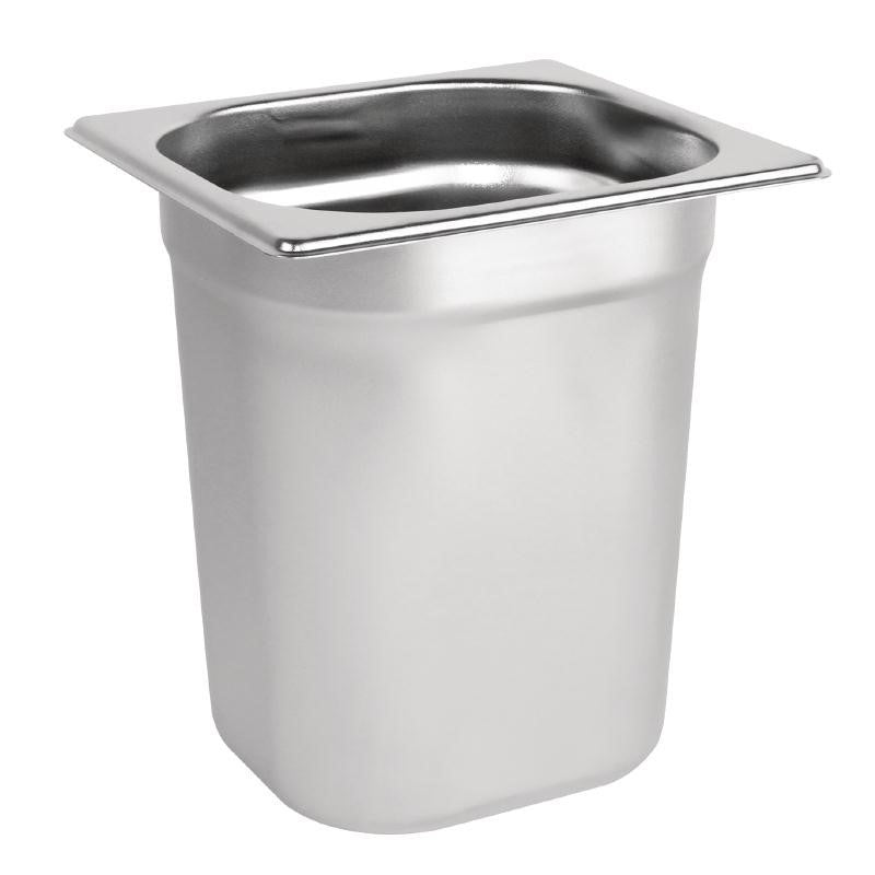 Bac Gastro Inox GN 1/6 - 200 mm - Vogue - Mathon - 1
