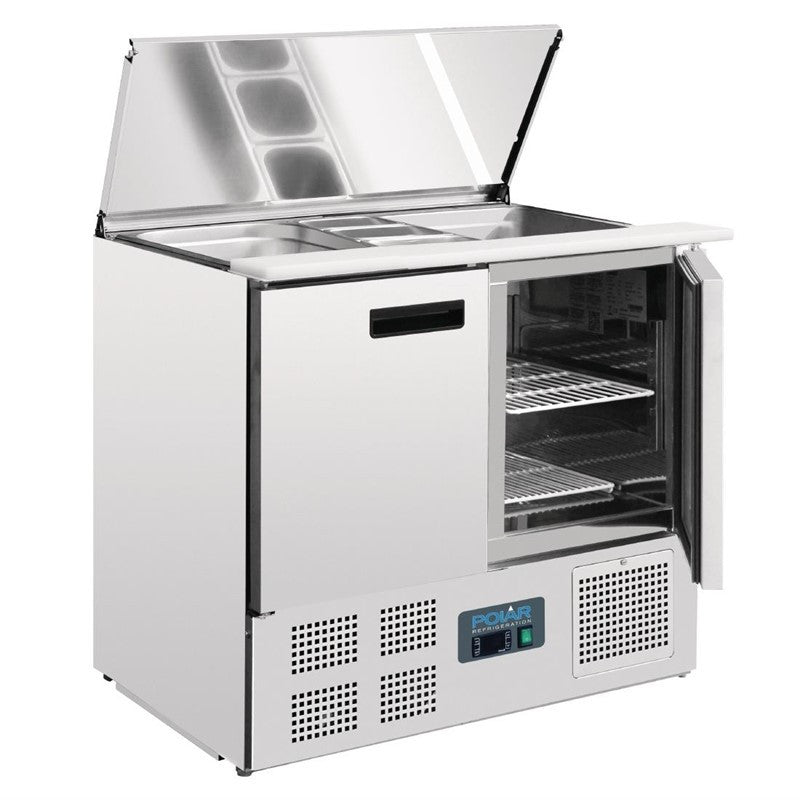 Saladette Réfrigérée Compacte  -240 L 2 Portes - Polar - Mathon - 1