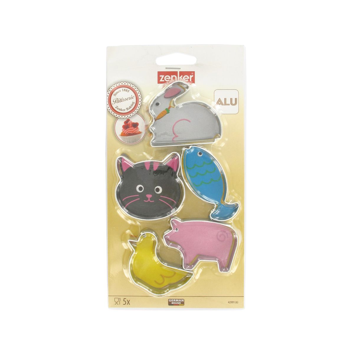 Lot de 5 emporte-pièces animaux Zenker Emporte-pièces Zenker - Mathon - 7