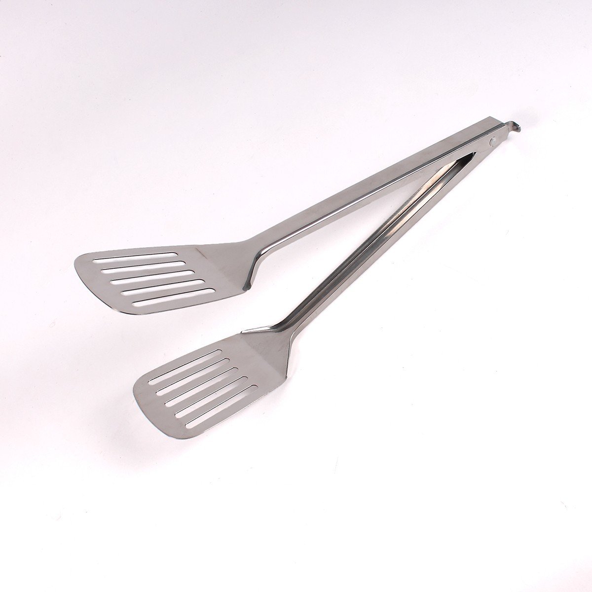 Spatule double gris acier inoxydable 36.5 cm x 7.8 cm Astuceo - Mathon - 2