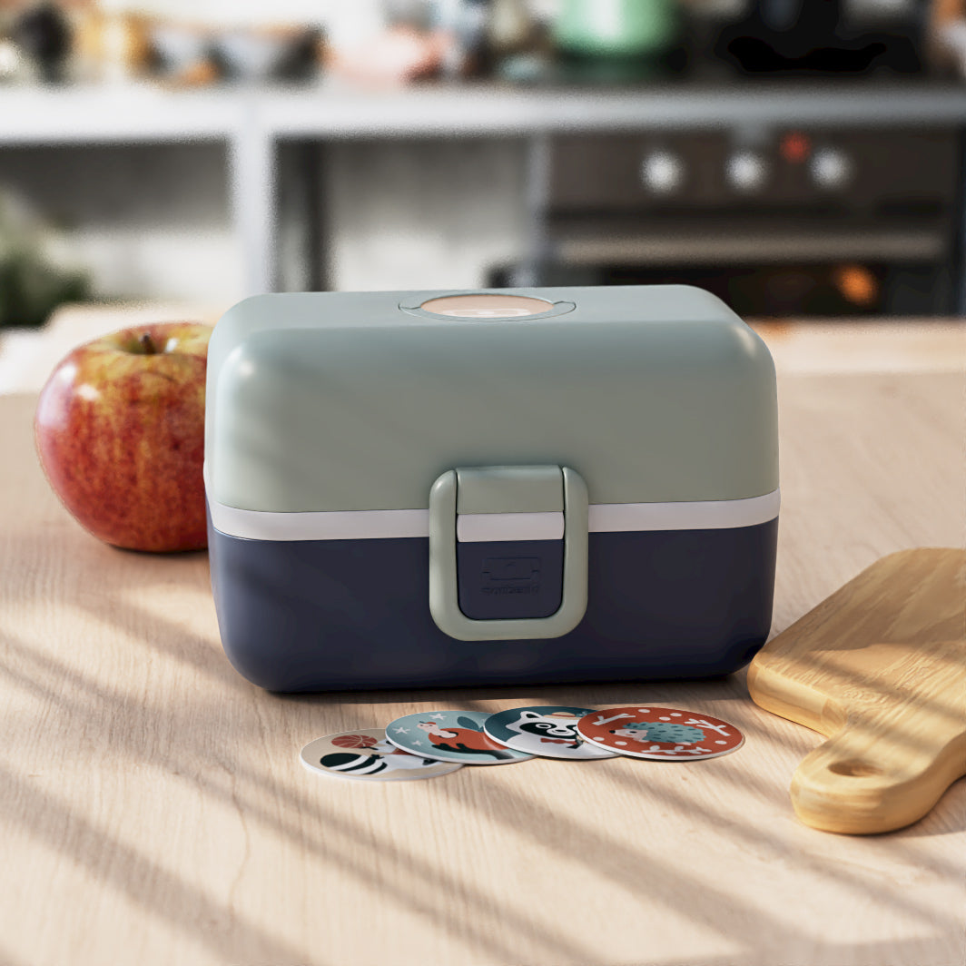 Lunch box à compartiments pour enfant Tresor 800ml Vert/Bleu Monbento - Mathon - 5