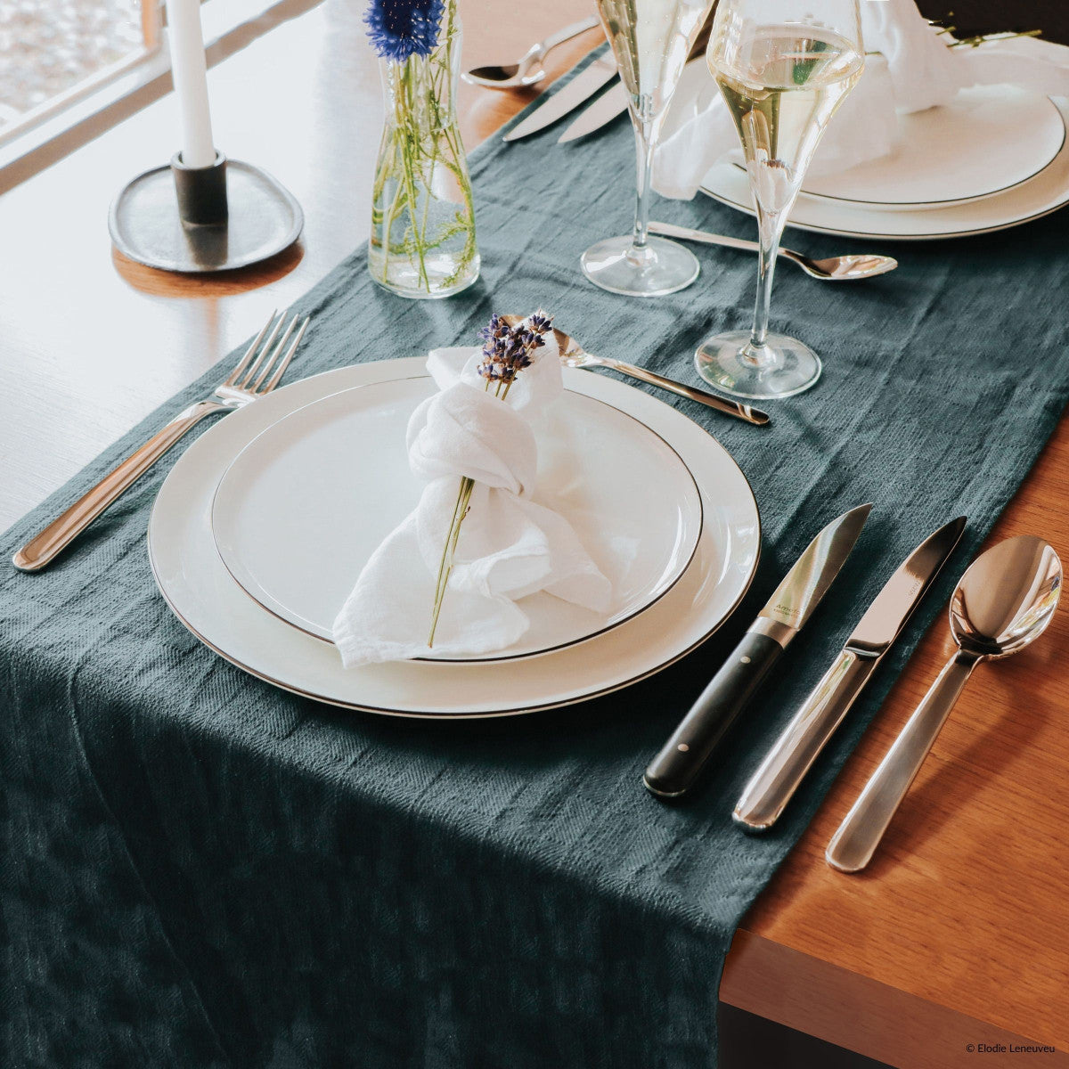 Yaka Noir - Assiette plate 27 cm (lot de 6) Médard de Noblat - Mathon - 4