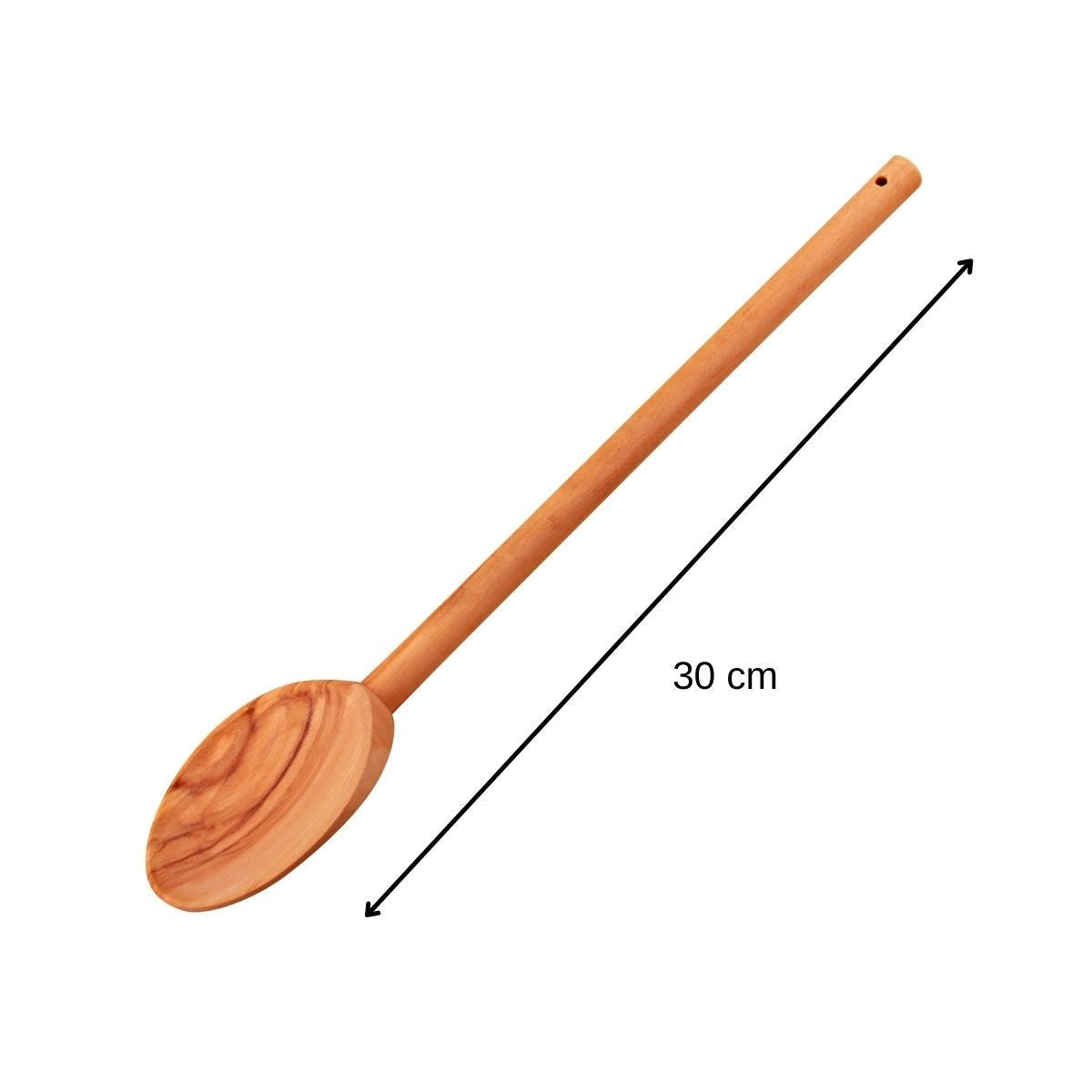 Lot de 2 cuillères de cuisine 30 cm en bois d