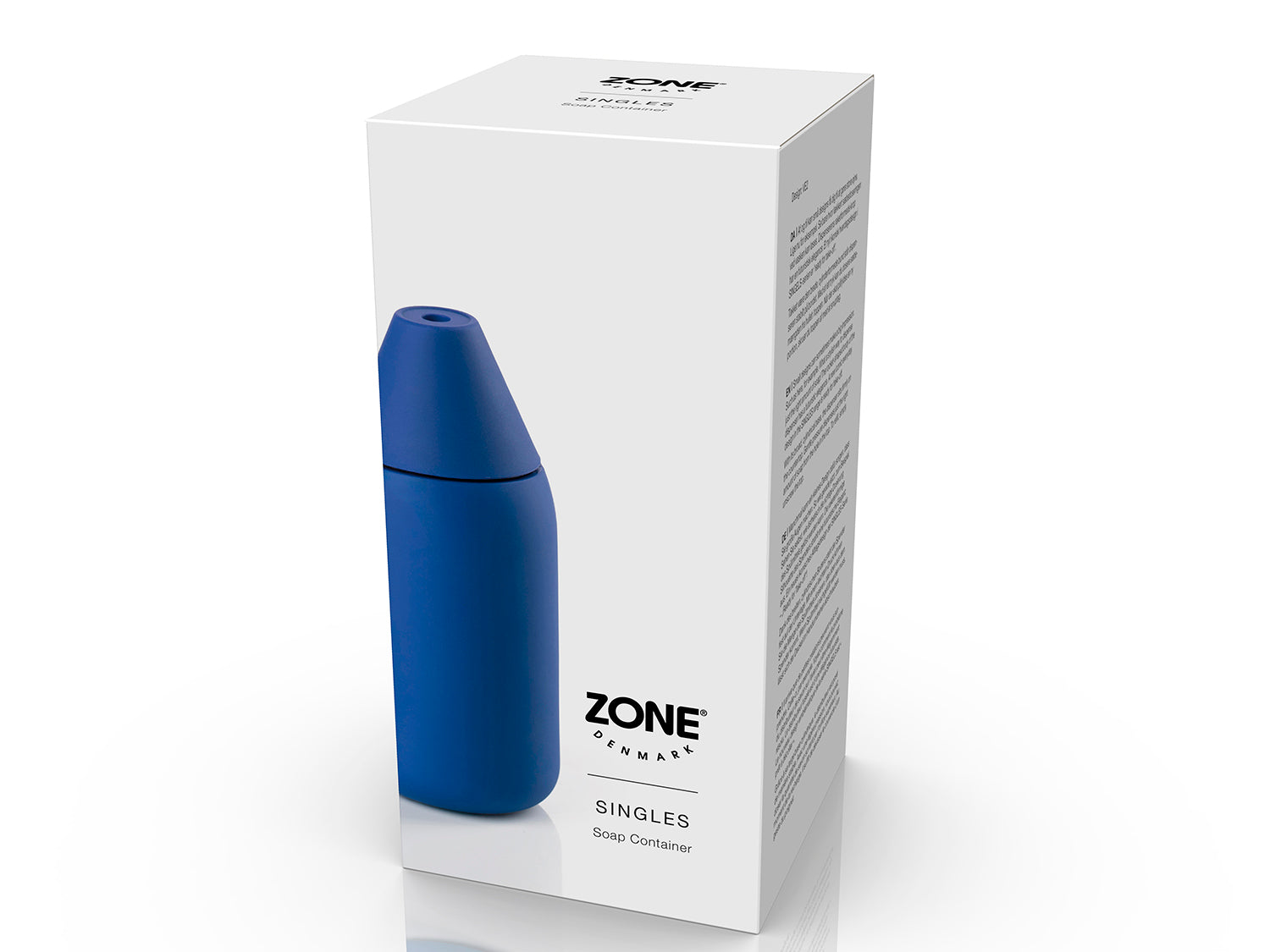 Distributeur de savon SINGLES en abs et silicone Indigo Zone Denmark - Mathon - 2