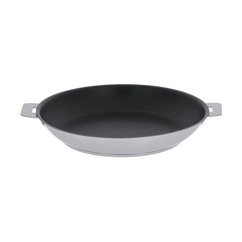 Poêle inox antiadhérente Strate sans manche 30 cm Cristel - Mathon - 1