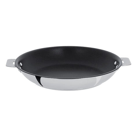 Poêle inox antiadhérente Casteline sans manche 30 cm Cristel - Mathon - 1