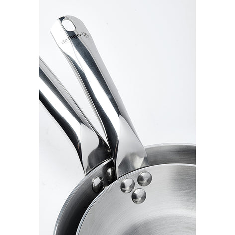 Lot 3 poêles tout inox Alchimy 20, 24 et 28 cm De Buyer - Mathon - 2