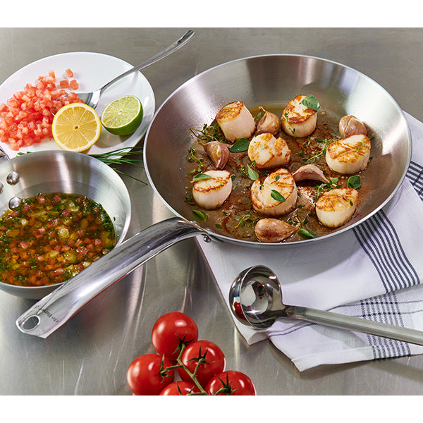 Lot 2 poêles tout inox Alchimy 24 et 28 cm De Buyer - Mathon - 2