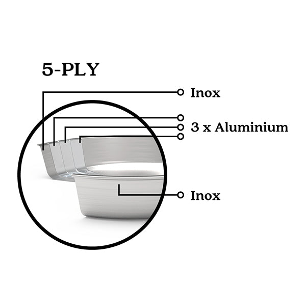 Poêle multiply tout inox Maestro 28 cm Beka - Mathon - 3