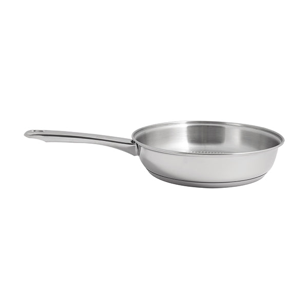 Lot 2 poêles tout inox avec fond grill 24 et 28 cm Artame - Mathon - 3