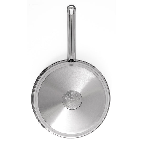 Lot 2 poêles tout inox avec fond grill 24 et 28 cm Artame - Mathon - 6