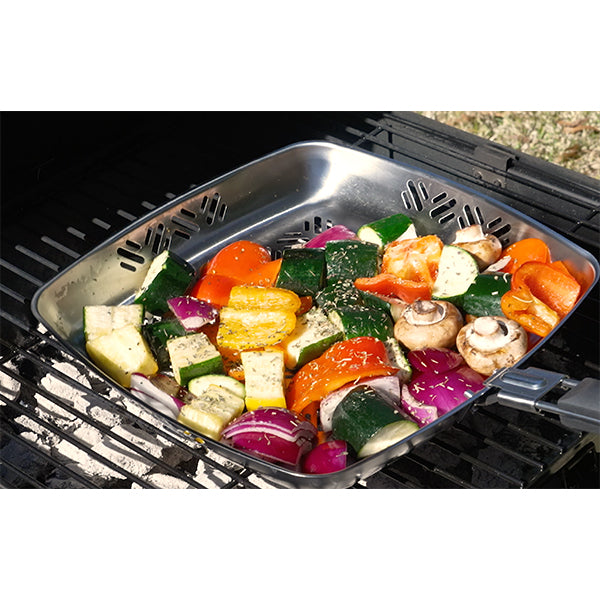 Poêle à barbecue en inox Kitchenpro - Mathon - 2