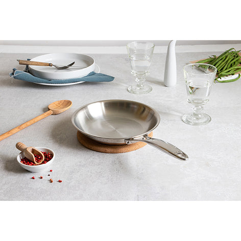 Poêle tout inox Castel’Pro 24 cm Cristel - Mathon - 2