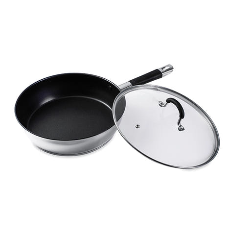 Sauteuse antiadhésive inox et couvercle Rapid Cook 28 cm Mathon - Mathon - 1