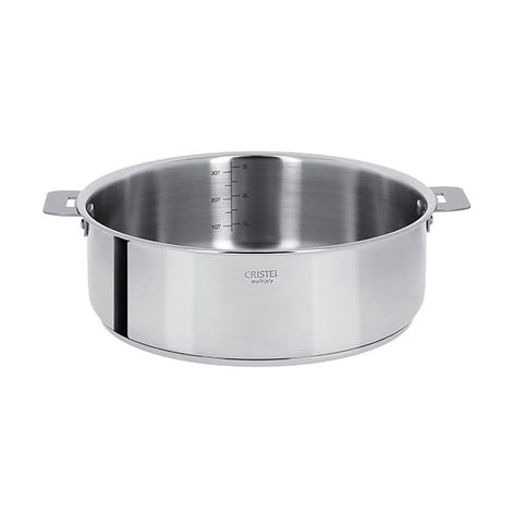 Sauteuse multiply tout inox Casteline sans manche 28 cm Cristel - Mathon - 1