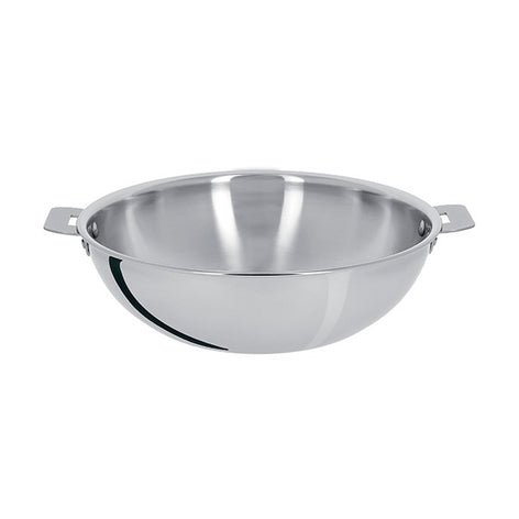 Wok tout inox Casteline sans manche 28 cm Cristel - Mathon - 1