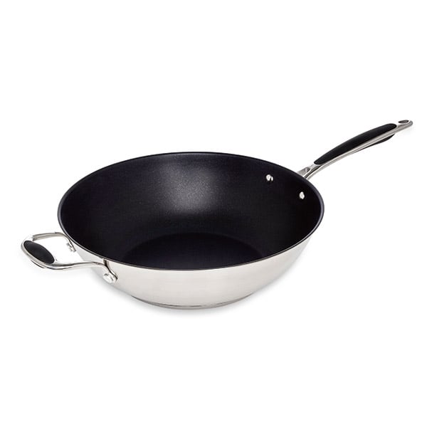 Wok inox antiadhérent 30 cm Excell