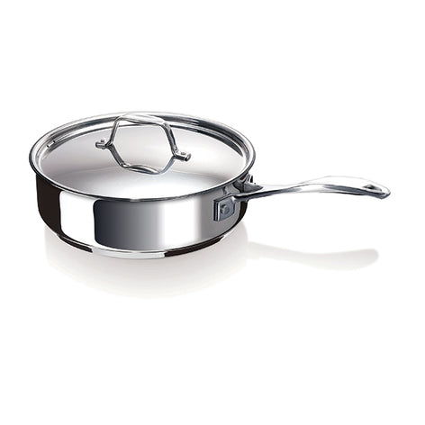 Sauteuse tout inox Chef 24 cm et couvercle Beka - Mathon - 1
