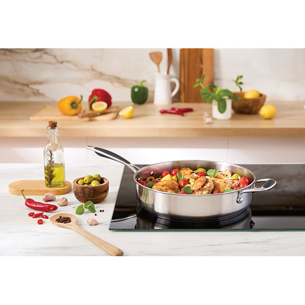 Sauteuse tout inox avec contre-poignée Excell’Inox 28 cm Mathon - Mathon - 3