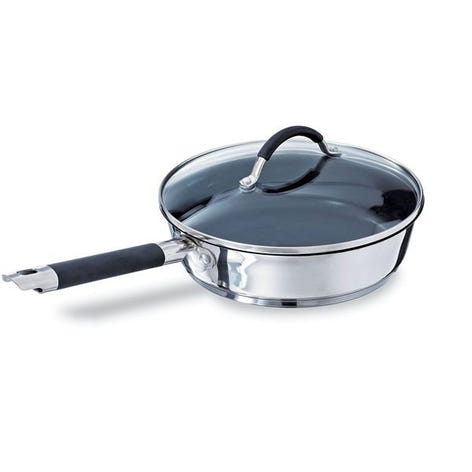 Sauteuse antiadhésive inox et couvercle Rapid Cook 24 cm Mathon - Mathon - 1