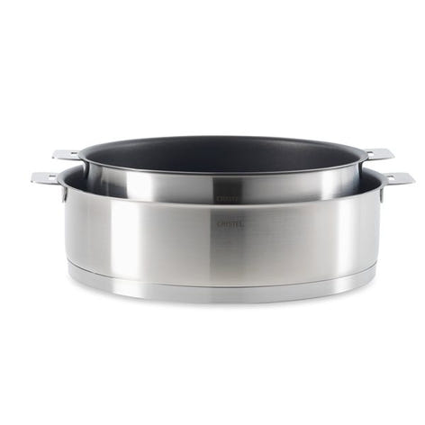 Sauteuse inox antiadhérente Strate sans manche 24 cm Cristel - Mathon - 2