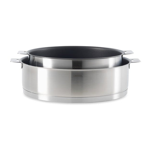 Sauteuse inox antiadhérente Strate sans manche 24 cm Cristel - Mathon - 2