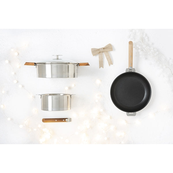 Sauteuse inox antiadhérente Strate sans manche 24 cm Cristel - Mathon - 4