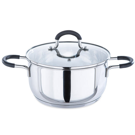 Faitout inox Rapid Cook avec couvercle 20 cm 3,1 L Mathon - Mathon - 1