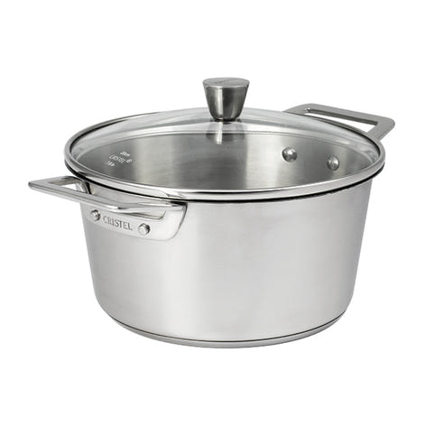 Faitout inox avec couvercle 1826 24 cm 4,3 L Cristel - Mathon - 2