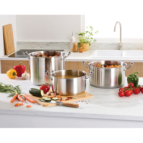 Lot faitout et marmite inox Excell’Inox 28 cm Mathon - Mathon - 2