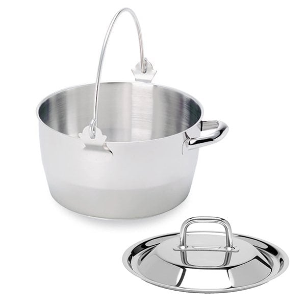 Lot Marmite à crustacés confiture 30 cm et couvercle - Mathon - 1