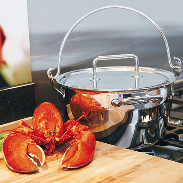 Lot Marmite à crustacés confiture 30 cm et couvercle - Mathon - 2