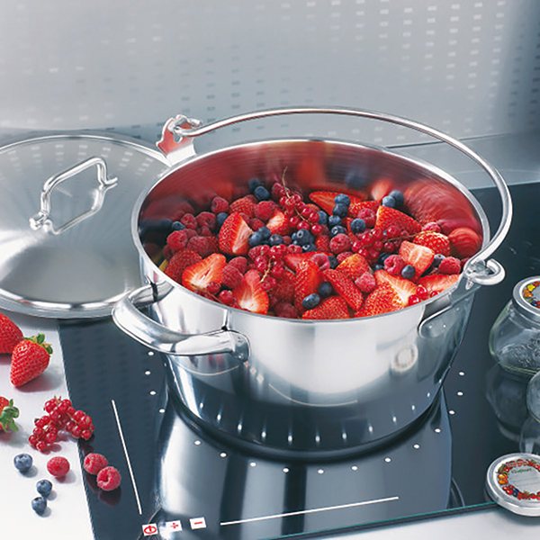 Lot Marmite à crustacés confiture 30 cm et couvercle - Mathon - 3