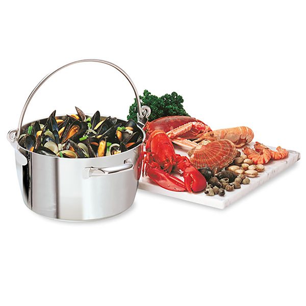 Lot Marmite à crustacés confiture 30 cm et couvercle - Mathon - 4