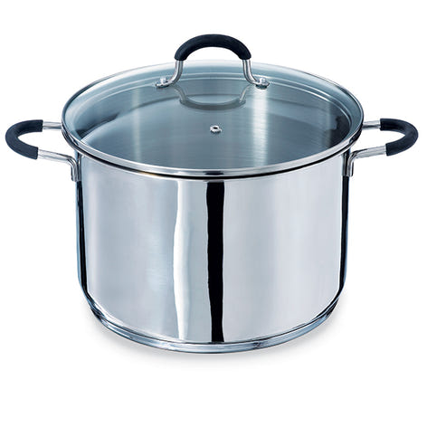 Marmite haute inox avec couvercle Rapid Cook 26 cm 8,5 L Mathon - Mathon - 1