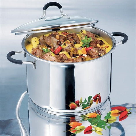 Marmite haute inox avec couvercle Rapid Cook 26 cm 8,5 L Mathon - Mathon - 2