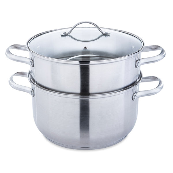 Cuiseur vapeur inox 26 cm 1 panier Mathon - Mathon - 2