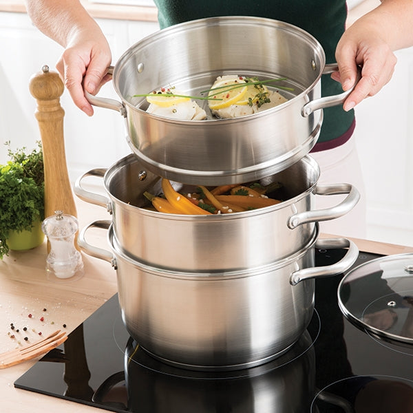 Panier pour cuiseur vapeur inox 26 cm Mathon - Mathon - 2