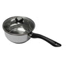 Casserole inox avec couvercle en verre 18 cm Baumalu - Mathon