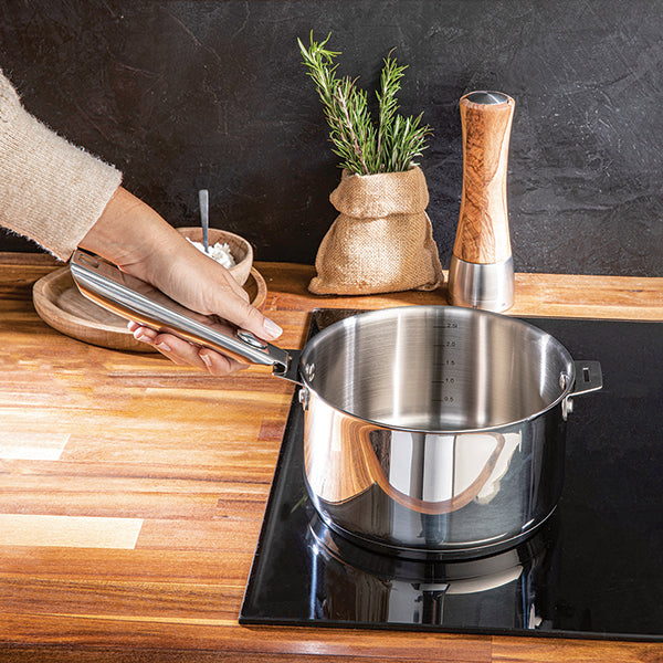 Casserole inox Clips’Inox sans manche 16 cm Mathon - Mathon - 5