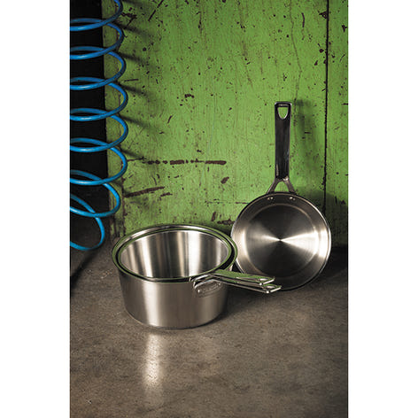 Lot 3 casseroles inox 1826 16, 18 et 20 cm Cristel - Mathon - 2